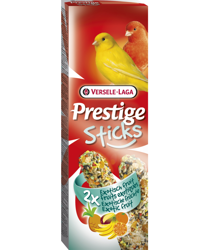 Prestige Sticks Kanarien Exotische Früchte, 2x30g