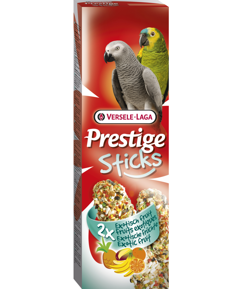 Prestige Sticks Papageien Exotische Früchte, 2x70g