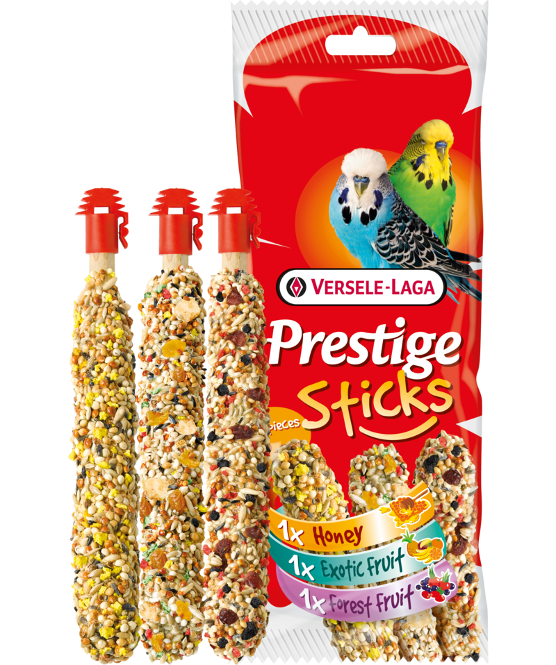 Prestige Sticks Sittiche Triple Variety Pack, offen