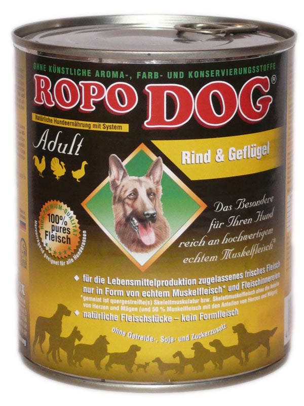 RopoDog Rind & Geflügel, 800 g