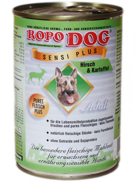 RopoDog Sensi Plus Hirsch & Kartoffel, 400 g