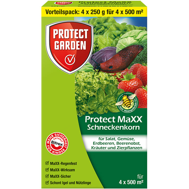 SBM Protect Garden Protect MaXX Schneckenkorn, 4x250g