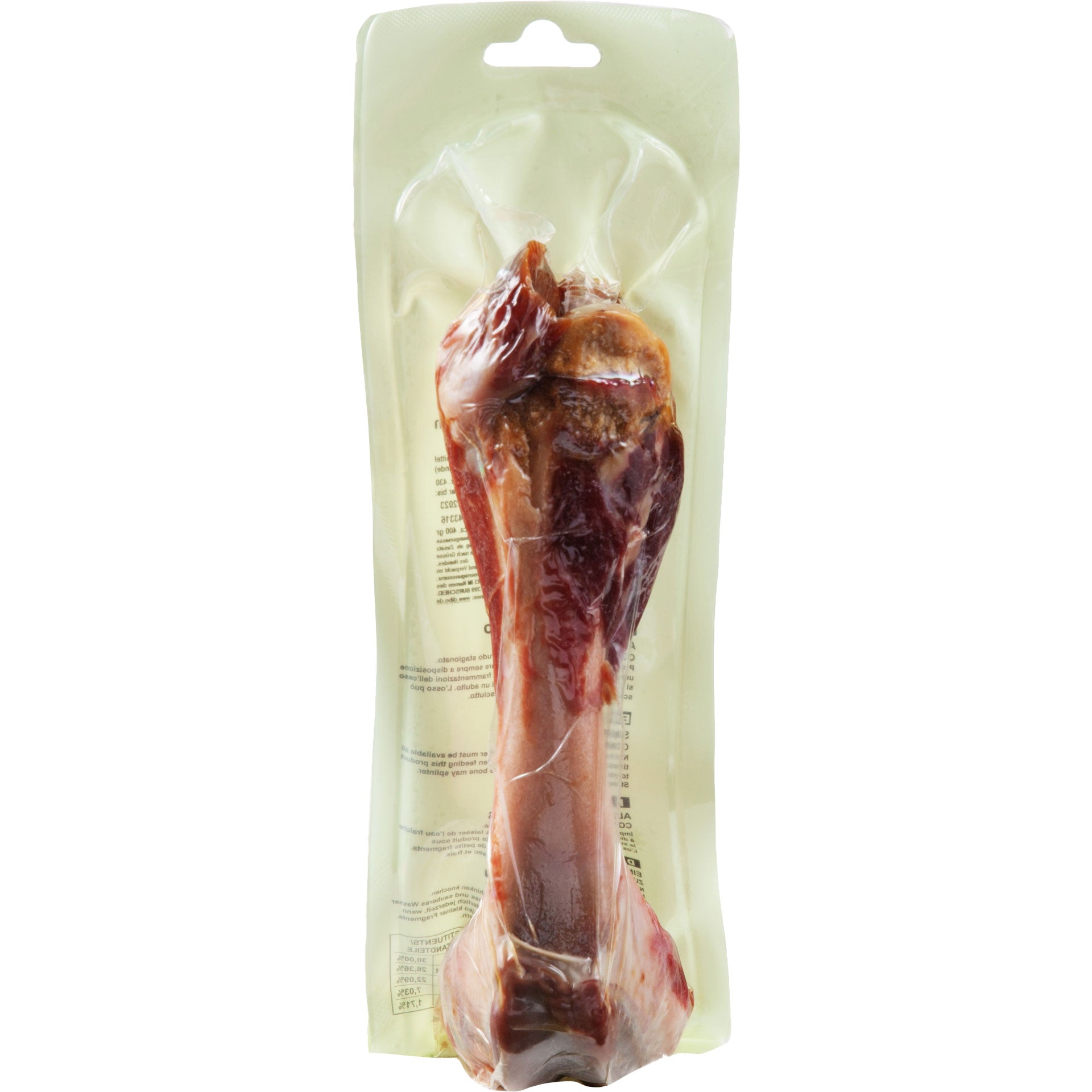 Schinkenknochen Verpackung