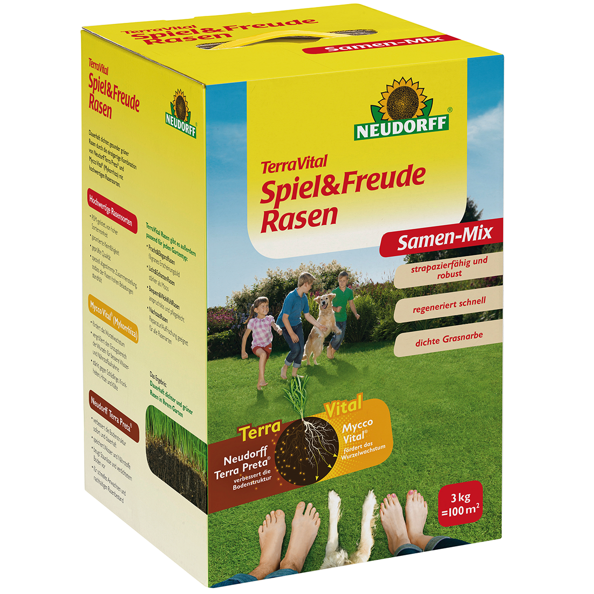 TerraVital Spiel&FreudeRasen von Neudorff, 3kg