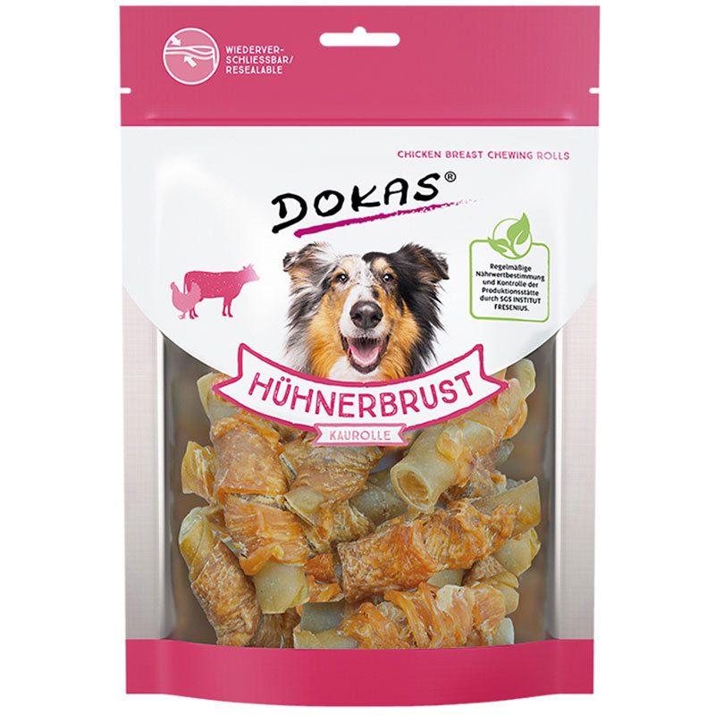 Dokas Hühnerbrust Kaurolle, 250g