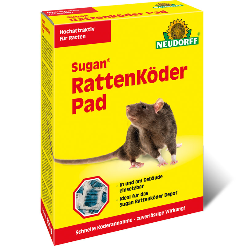 Sugan Rattenköder Pad von Neudorff