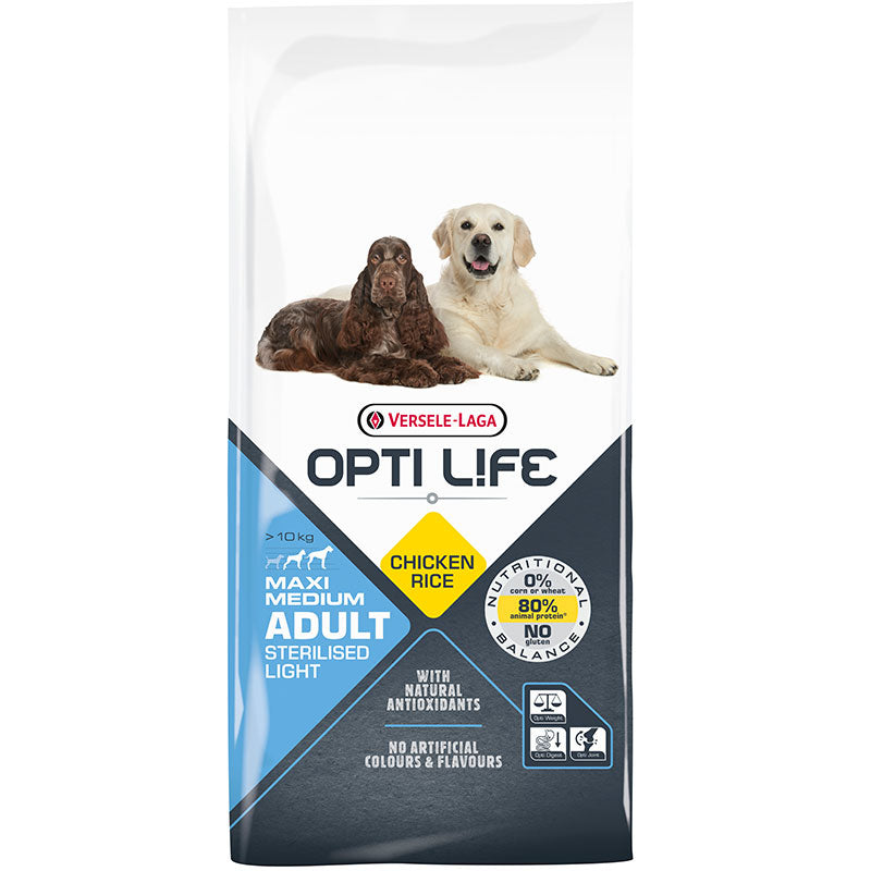 Versele-Laga Opti-Life Adult Light Medium & Maxi, 12,5kg