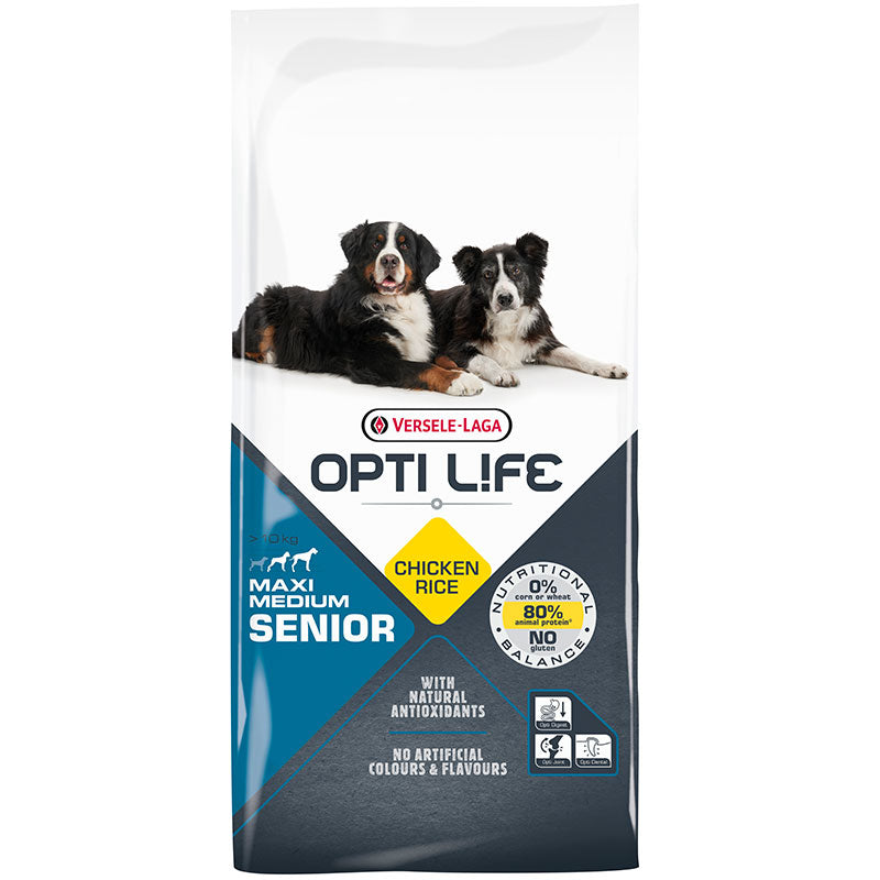 Versele-Laga Opti-Life Senior Medium & Maxi, 12,5kg