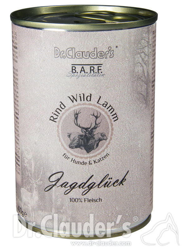 Dr. Clauders BARF Jagdglück (Wild, Lamm, Rind)