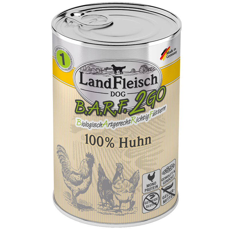 Landfleisch BARF2GO Huhn, 400g