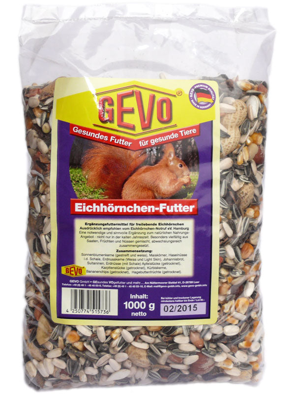 Gevo Eichhörnchen-Futter, 1kg