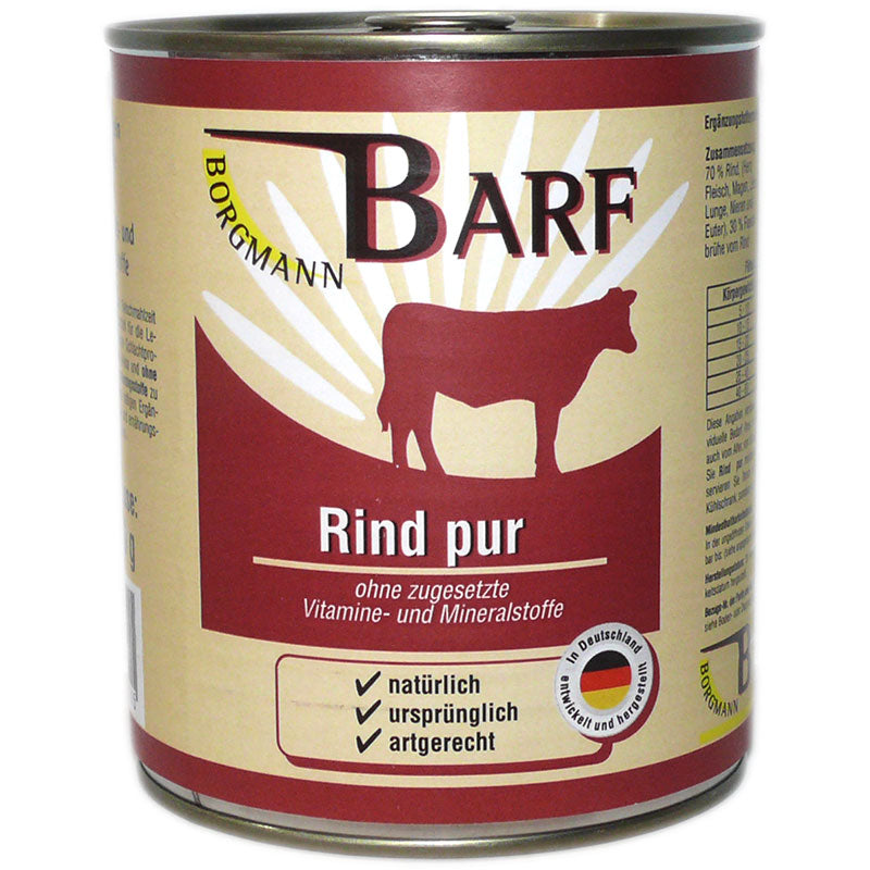 Borgmanns Barf Rind pur