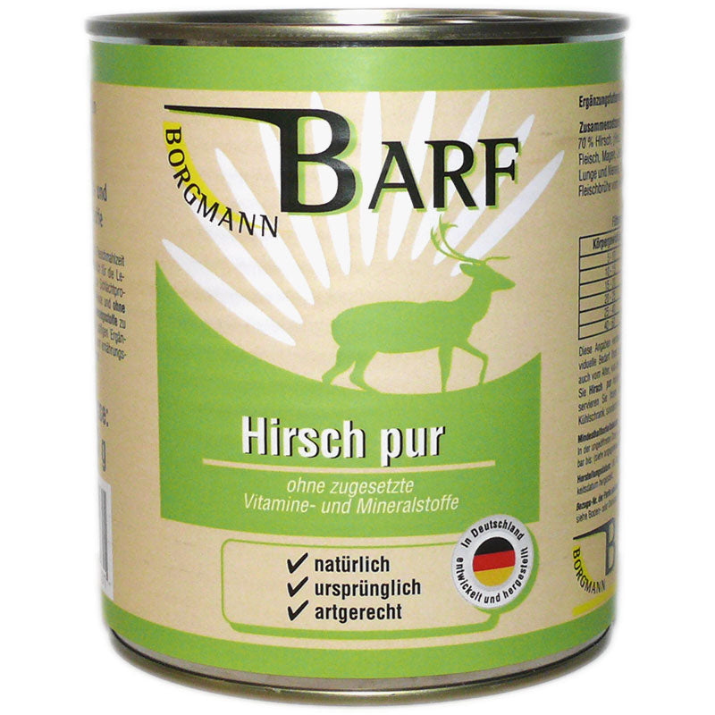 Borgmanns Barf Hirsch pur