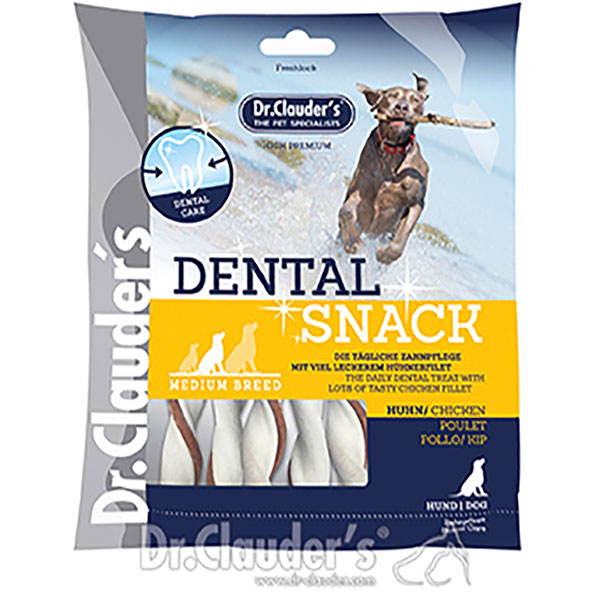 Dr. Clauders Dental Snack Huhn medium breed, 170g
