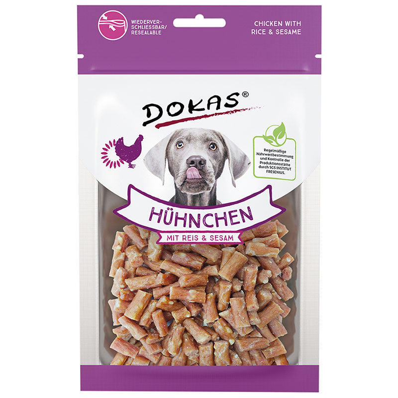 Dokas Hühnchen mit Reis und Sesam, 70g