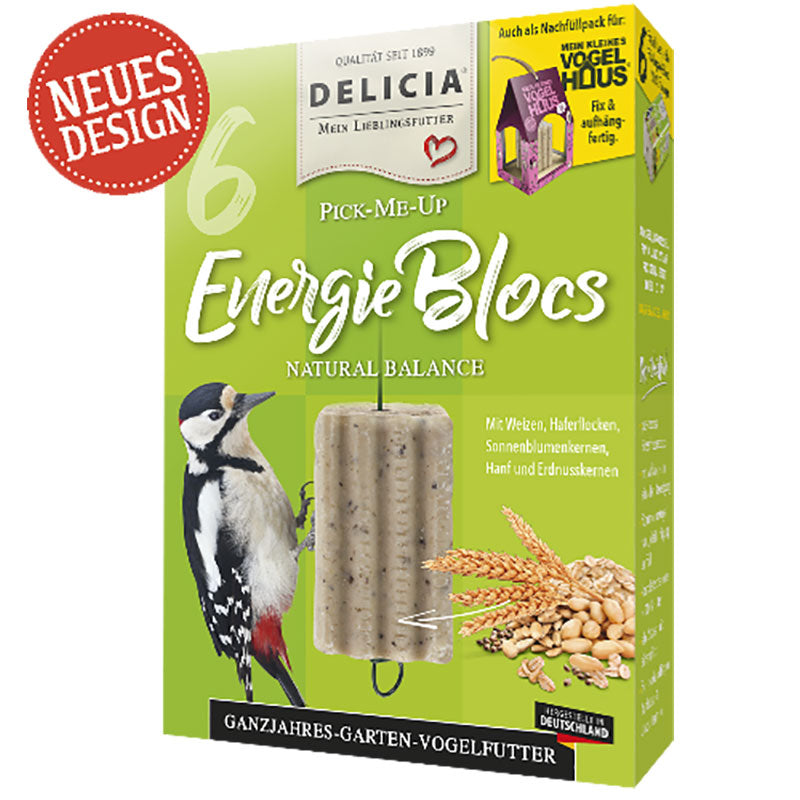 Delicia Pick-Me-Up EnergieBloc, 6 Stück