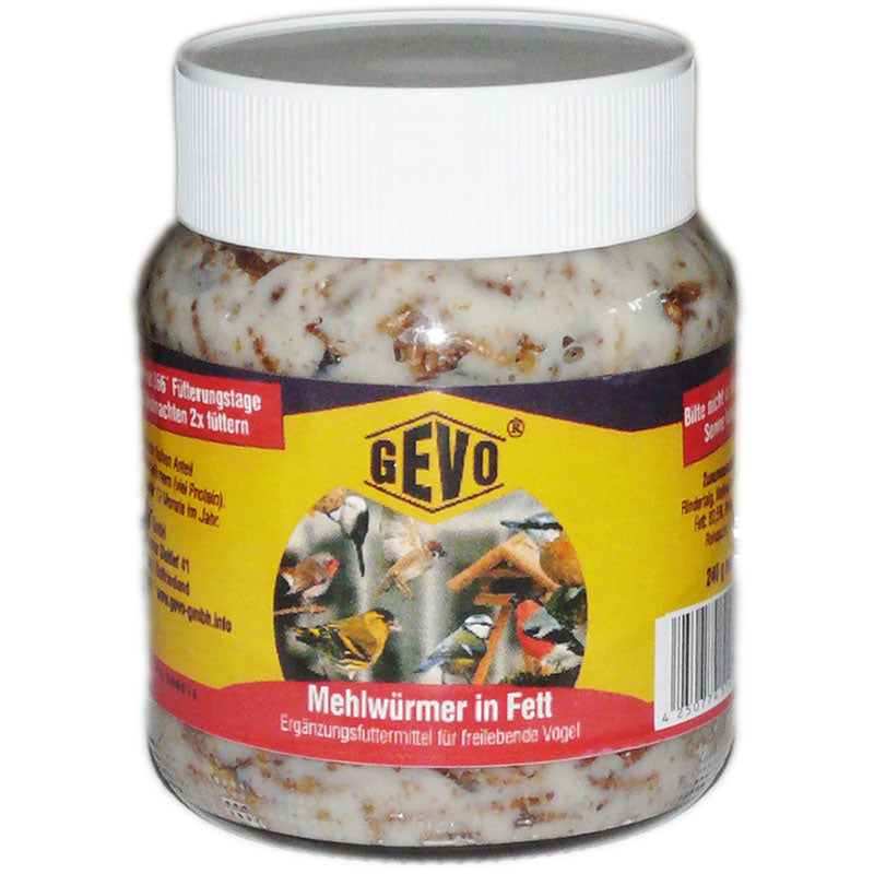 Gevo Mehlwürmer in Fett im Glas, 240g