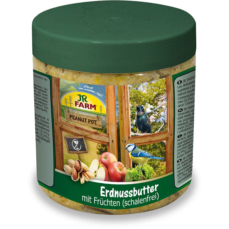 JR FARM Peanut Pot Erdnussbutter mit Früchten, 400g