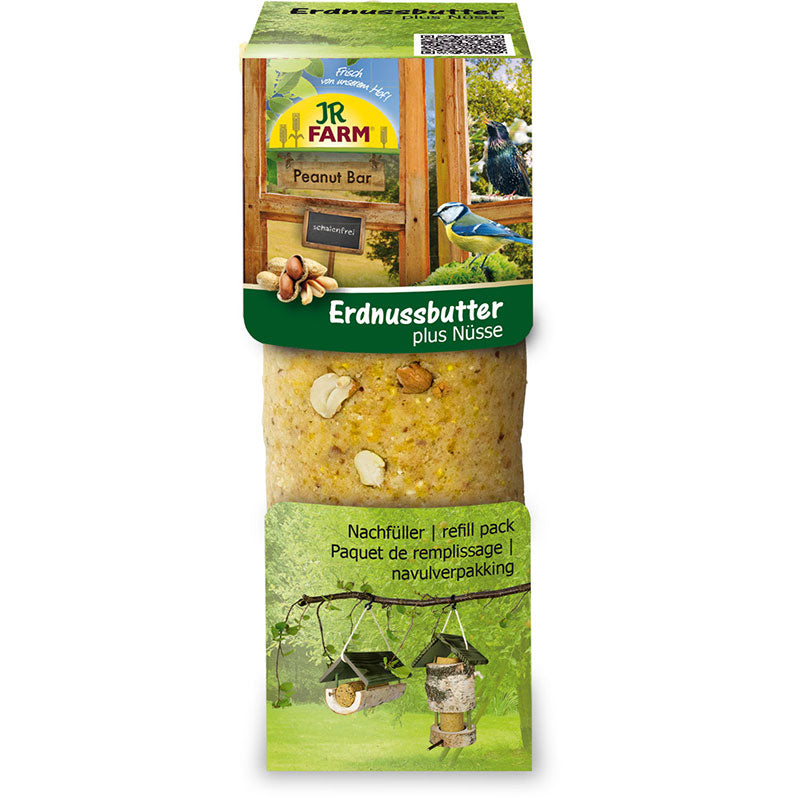 JR FARM Peanut Bar Erdnussbutter mit Nüssen, 350g