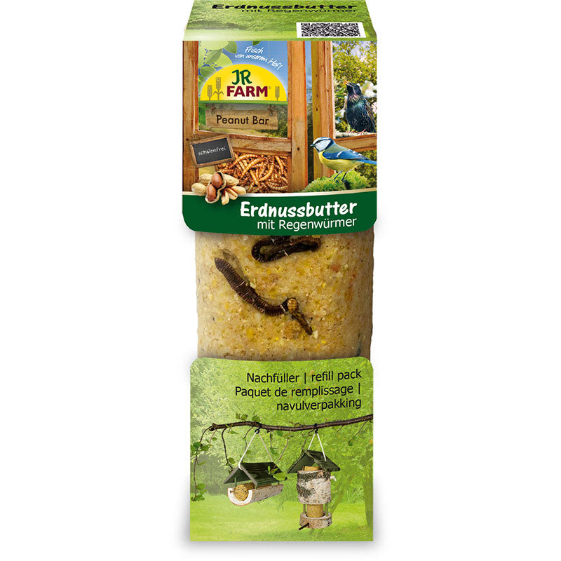 JR FARM Peanut Bar Erdnussbutter mit Regenwürmern, 350g