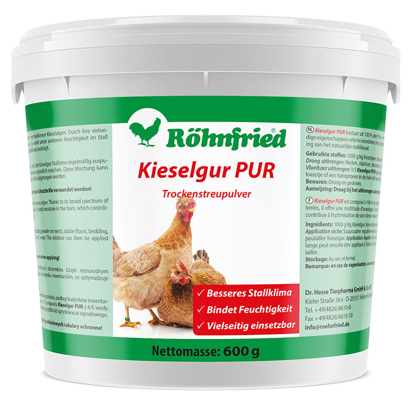 Röhnfried Kieselgur PUR - natürliche Milbenbekämpfung