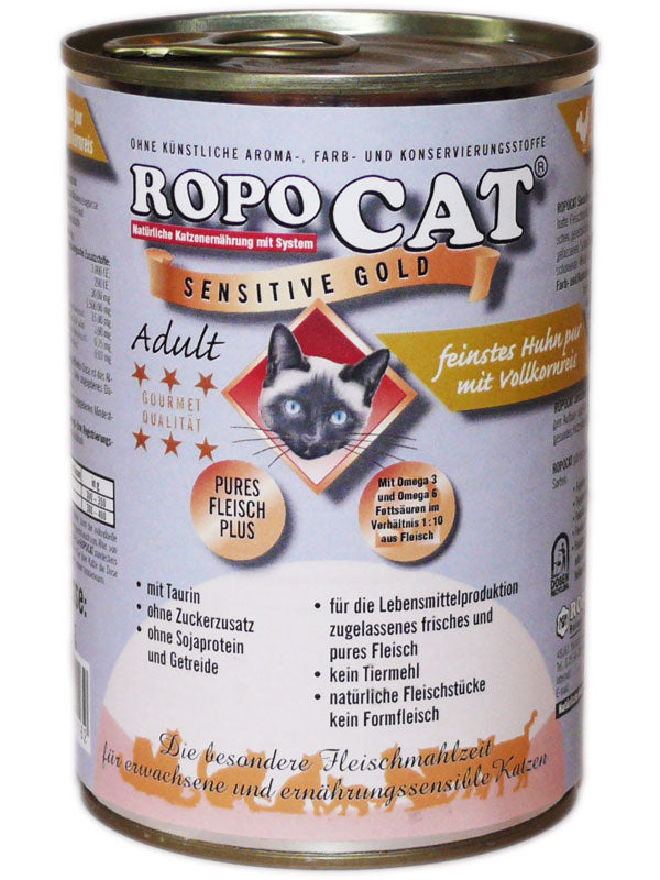 RopoCat Sensitive feinstes Huhn mit Vollkornreis