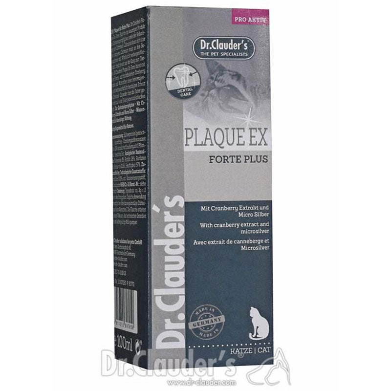 Dr. Clauders Plaque EX Forte Plus für Katzen, 100ml